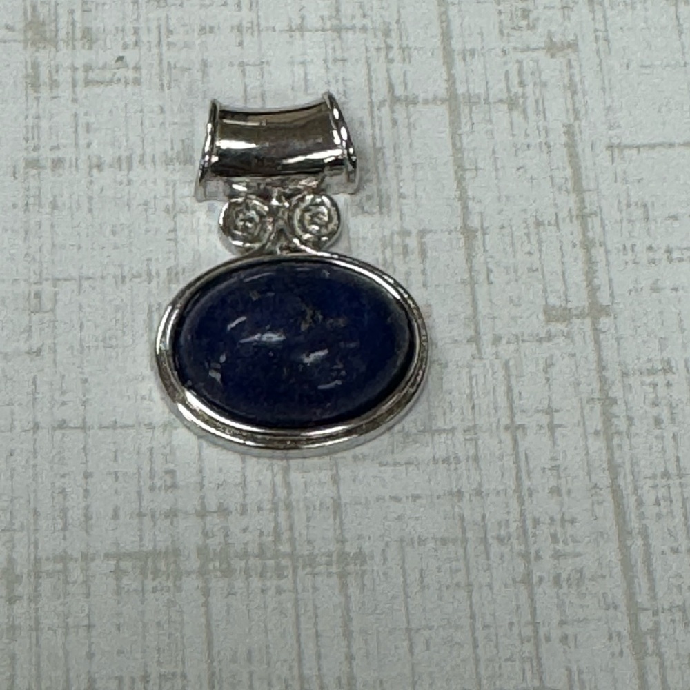 Silver Lapis Pendant